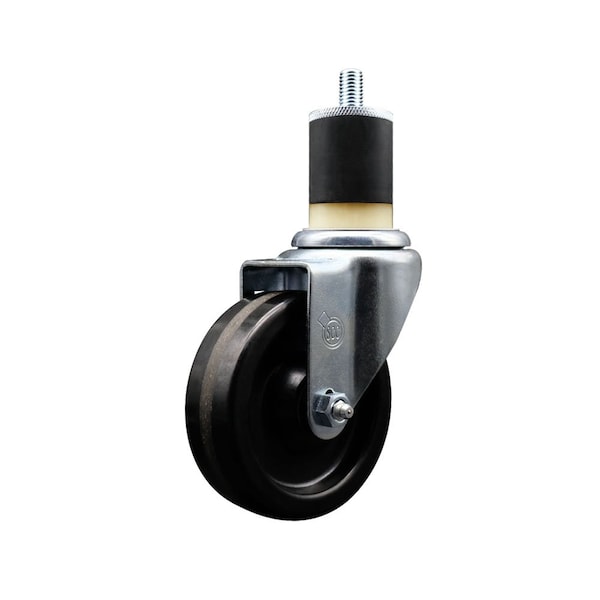 4'' Phenolic Wheel Swivel 1-7/8'' Expanding Stem Caster